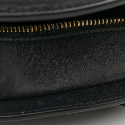 Versace Calfskin Medallion Tribute Bowling Bag Black 15 of 15
