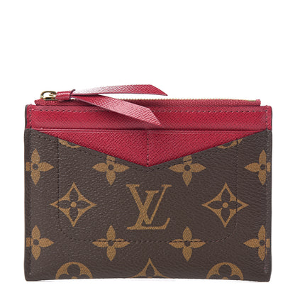 Louis Vuitton Monogram Zipped Card Holder Fuchsia 1 of 5