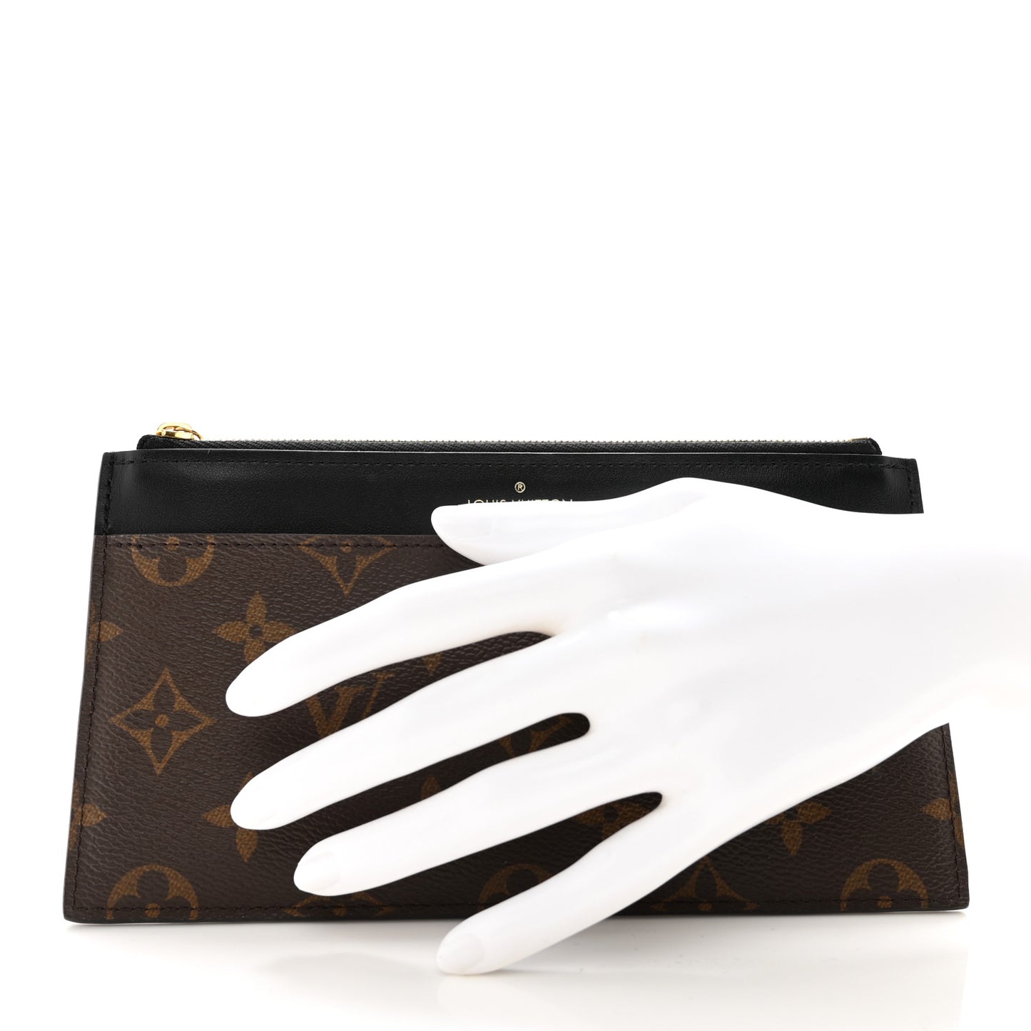 Monogram Slim Purse Black