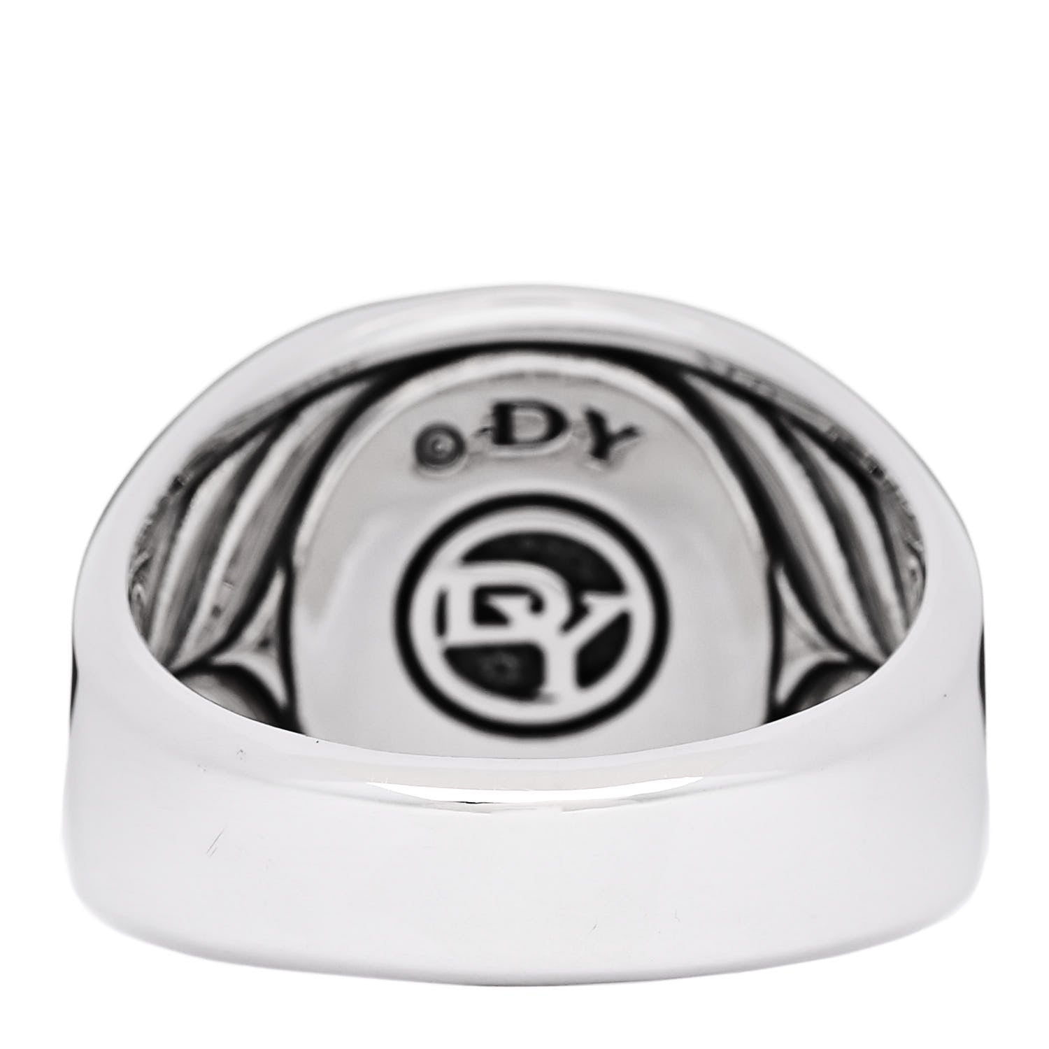 David Yurman Sterling Silver Lapis Lazuli Mens Signet Ring 70 13 4 of 6