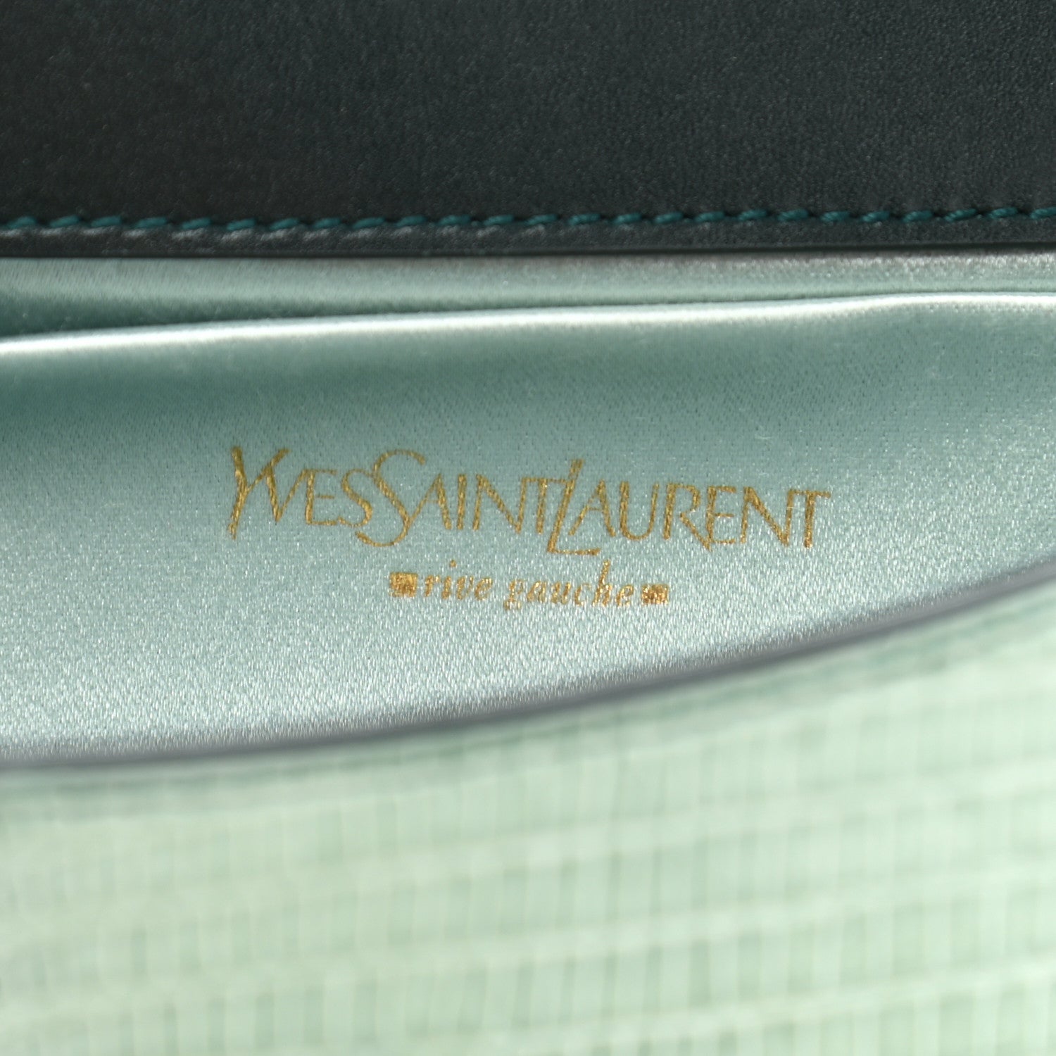 Saint Laurent Ombre Lizard Muse Clutch Green 6 of 7