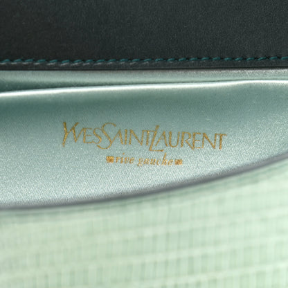 Saint Laurent Ombre Lizard Muse Clutch Green 6 of 7
