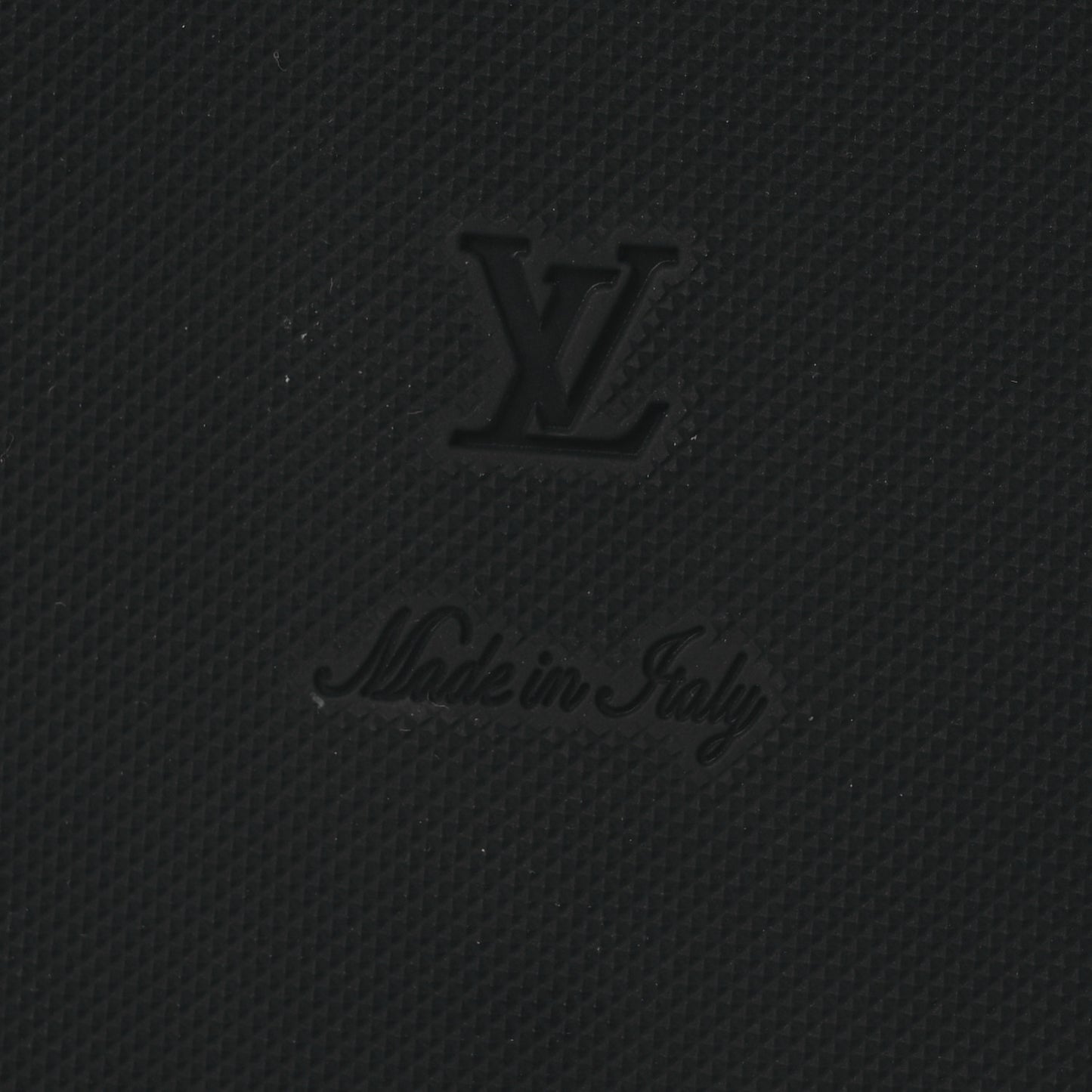 Lambskin Embossed Monogram Jumbo Flatform Mule Sandals 40 Black