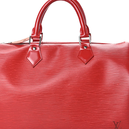 Louis Vuitton Epi Speedy 30 Rouge 7 of 19