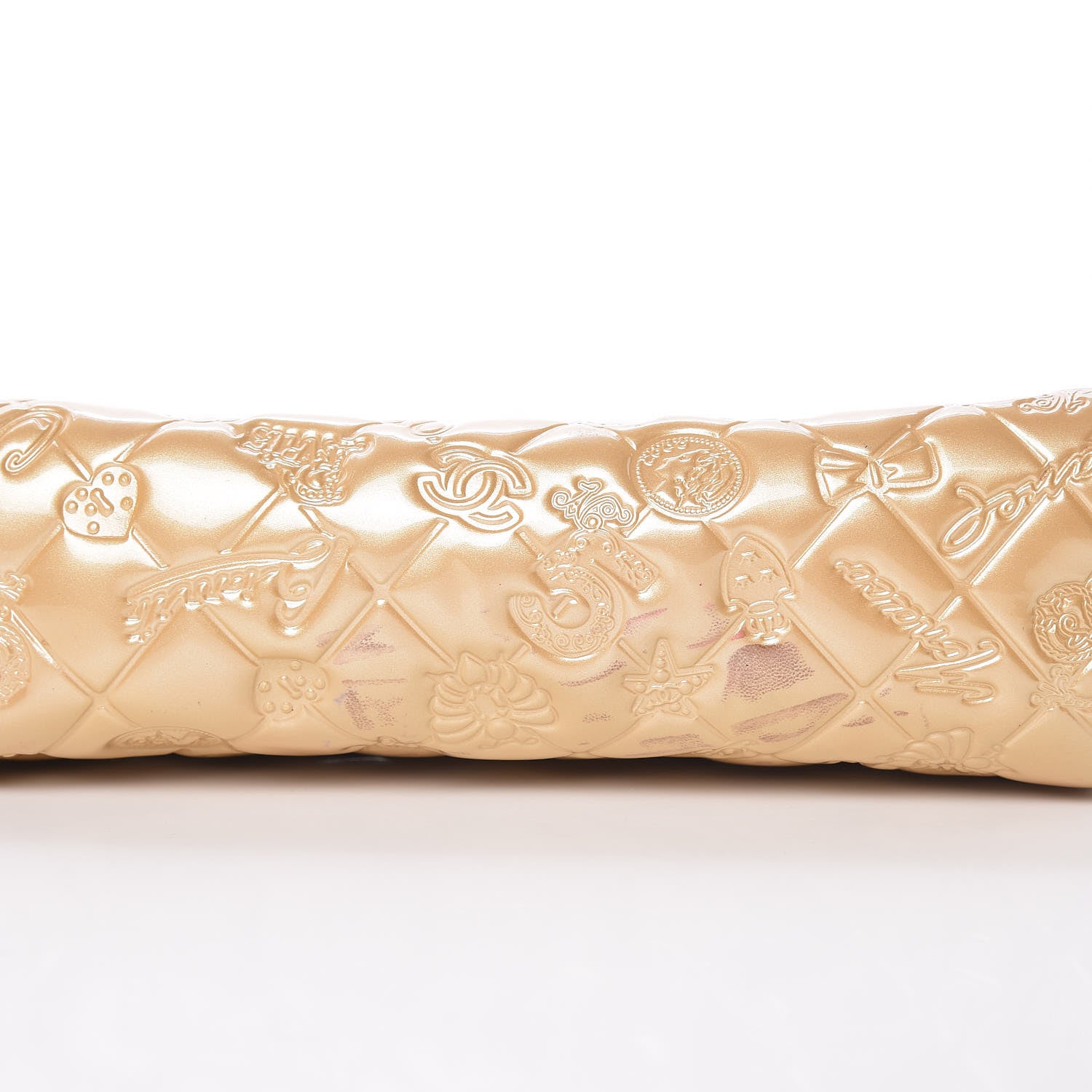 Chanel Patent Calfskin Lucky Symbols Pochette Gold 9 of 11