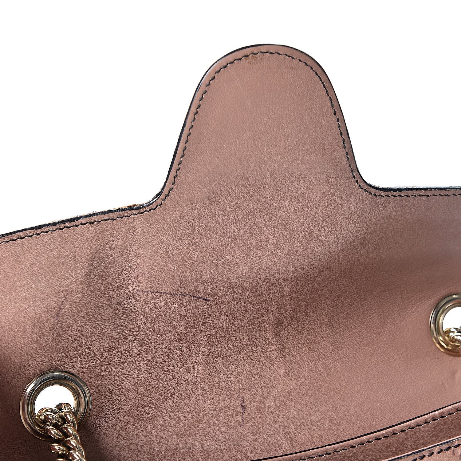 Gucci Guccissima Medium Emily Chain Shoulder Bag Camelia 7 of 10