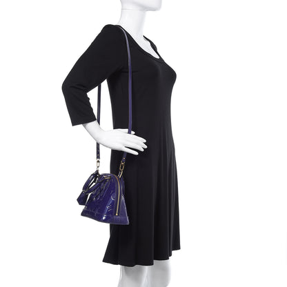 Louis Vuitton Vernis Alma BB Blueberry 2 of 10