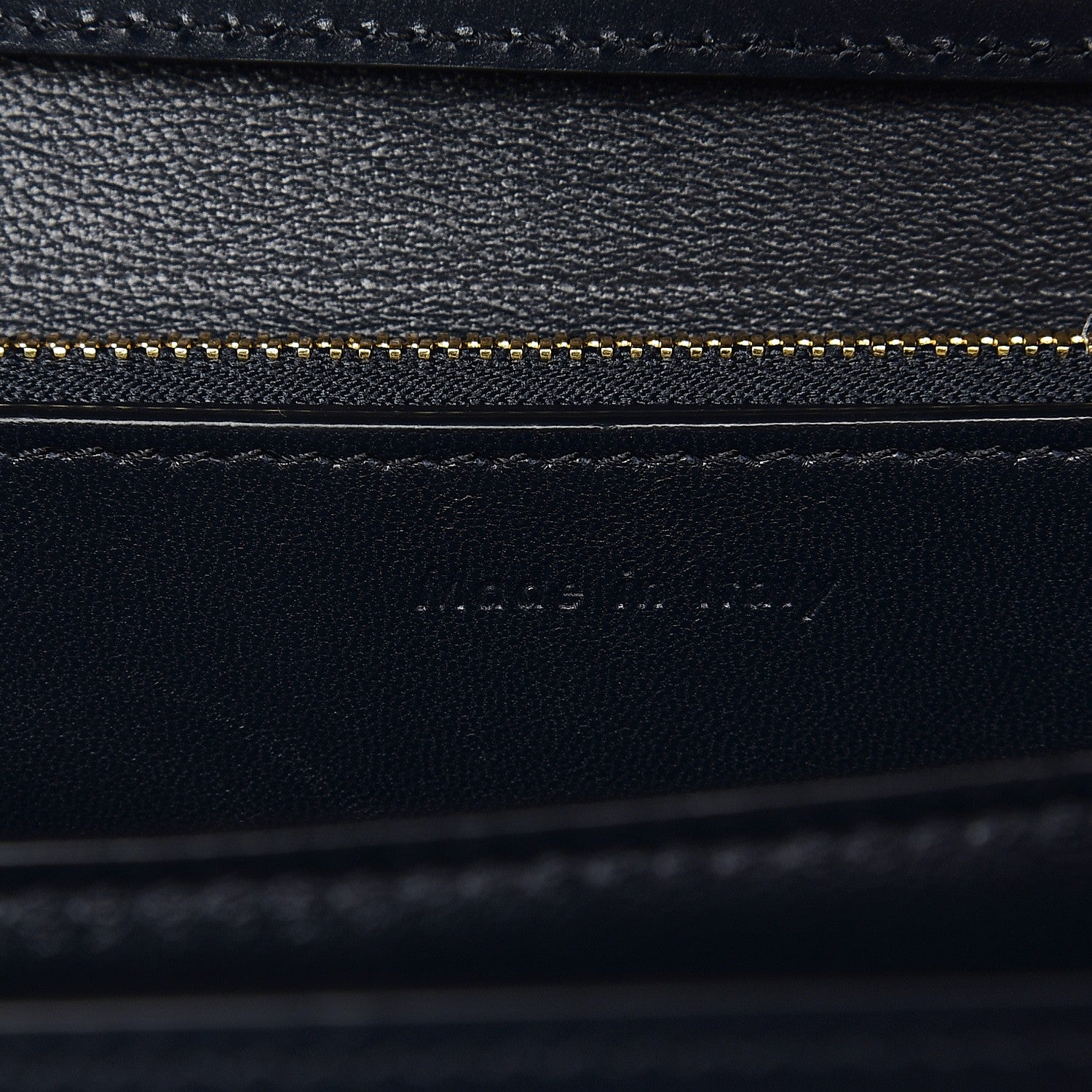 Celine Box Calfskin Medium Classic Box Flap Bag Navy 7 of 10