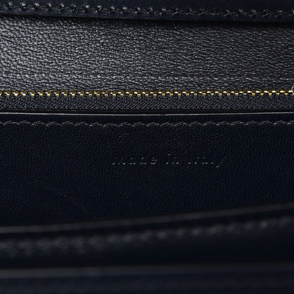 Celine Box Calfskin Medium Classic Box Flap Bag Navy 7 of 10