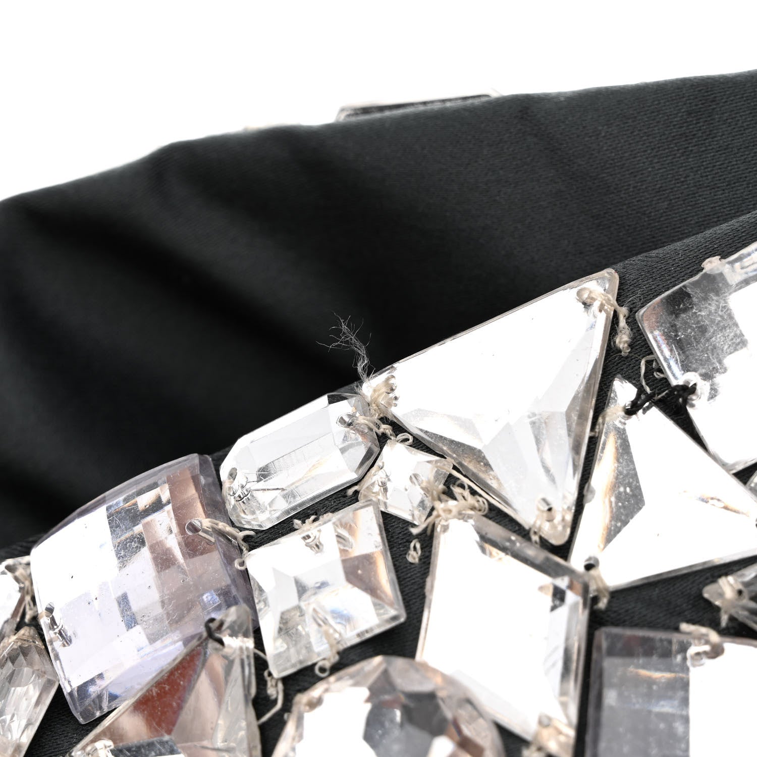 Valentino Garavani Vitello Crystal Ombre Tote Black 13 of 14