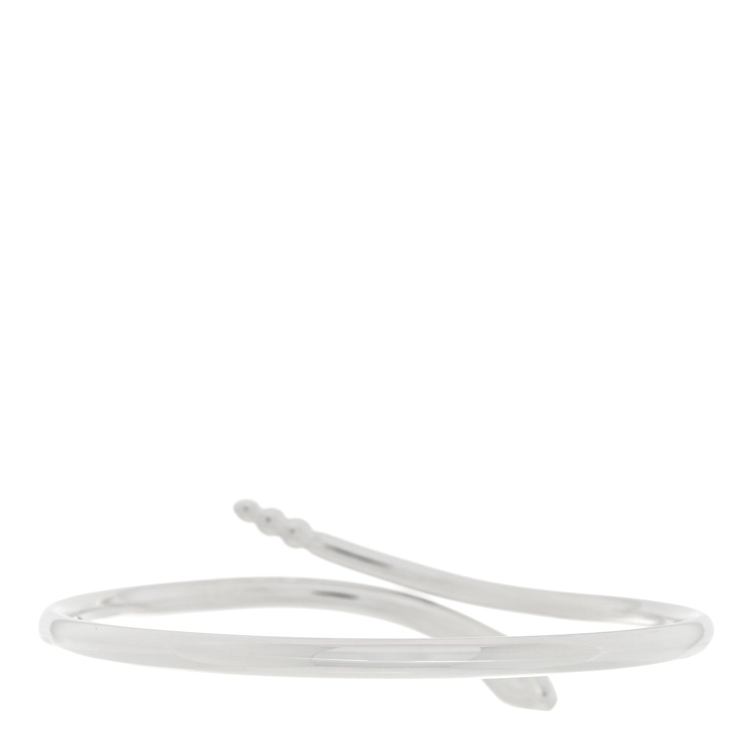 Tiffany Sterling Silver Elsa Peretti Snake Bangle Bracelet 2 of 3