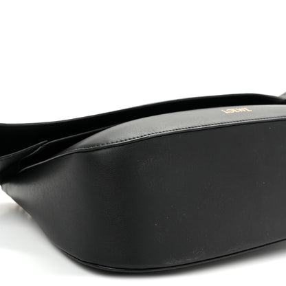 Loewe Smooth Calfskin Donut Chain Medium Ola Shoulder Bag Black 8 of 9