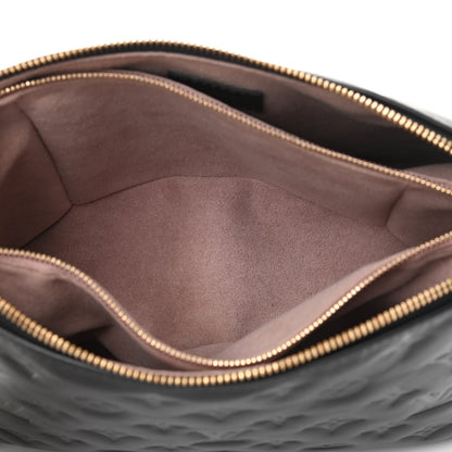 Louis Vuitton Lambskin Embossed Monogram Coussin PM Black 6 of 11