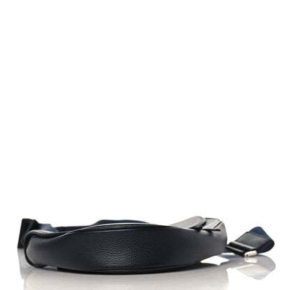 Christian Dior Grained Calfskin Mens Saddle Bag Navy Blue 4 of 12