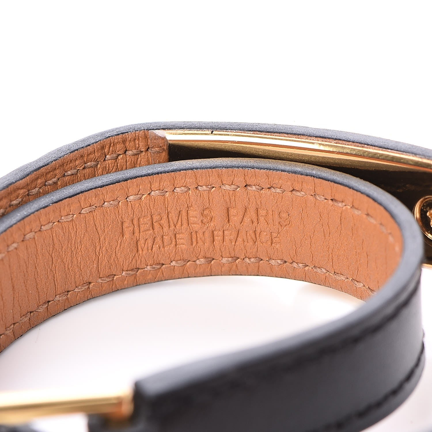 Hermes Chamonix Rivale Double Tour Bracelet XS Black 6 of 7