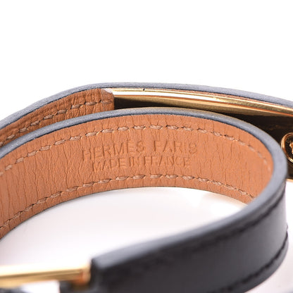 Hermes Chamonix Rivale Double Tour Bracelet XS Black 6 of 7