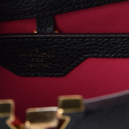 Louis Vuitton Taurillon Capucines BB Black 6 of 9
