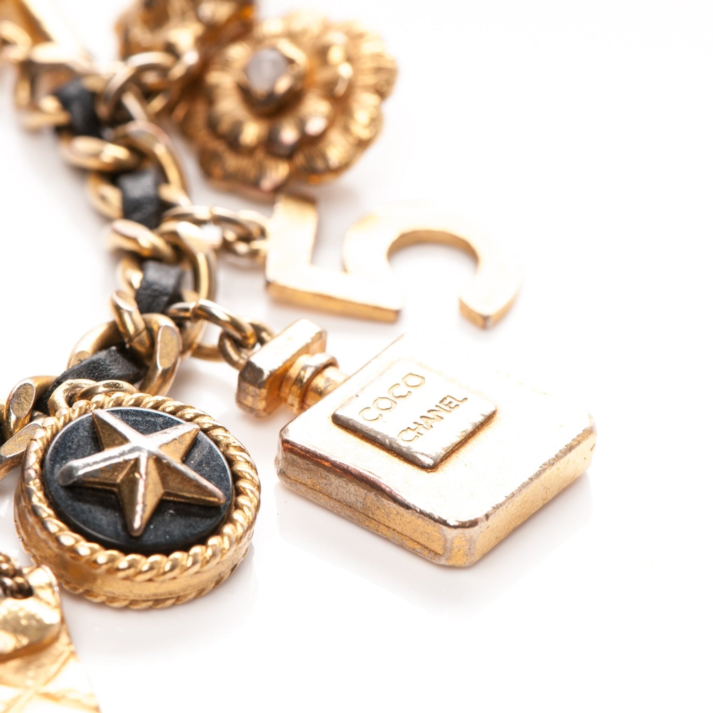 Precious Symbols Charm Bracelet Gold