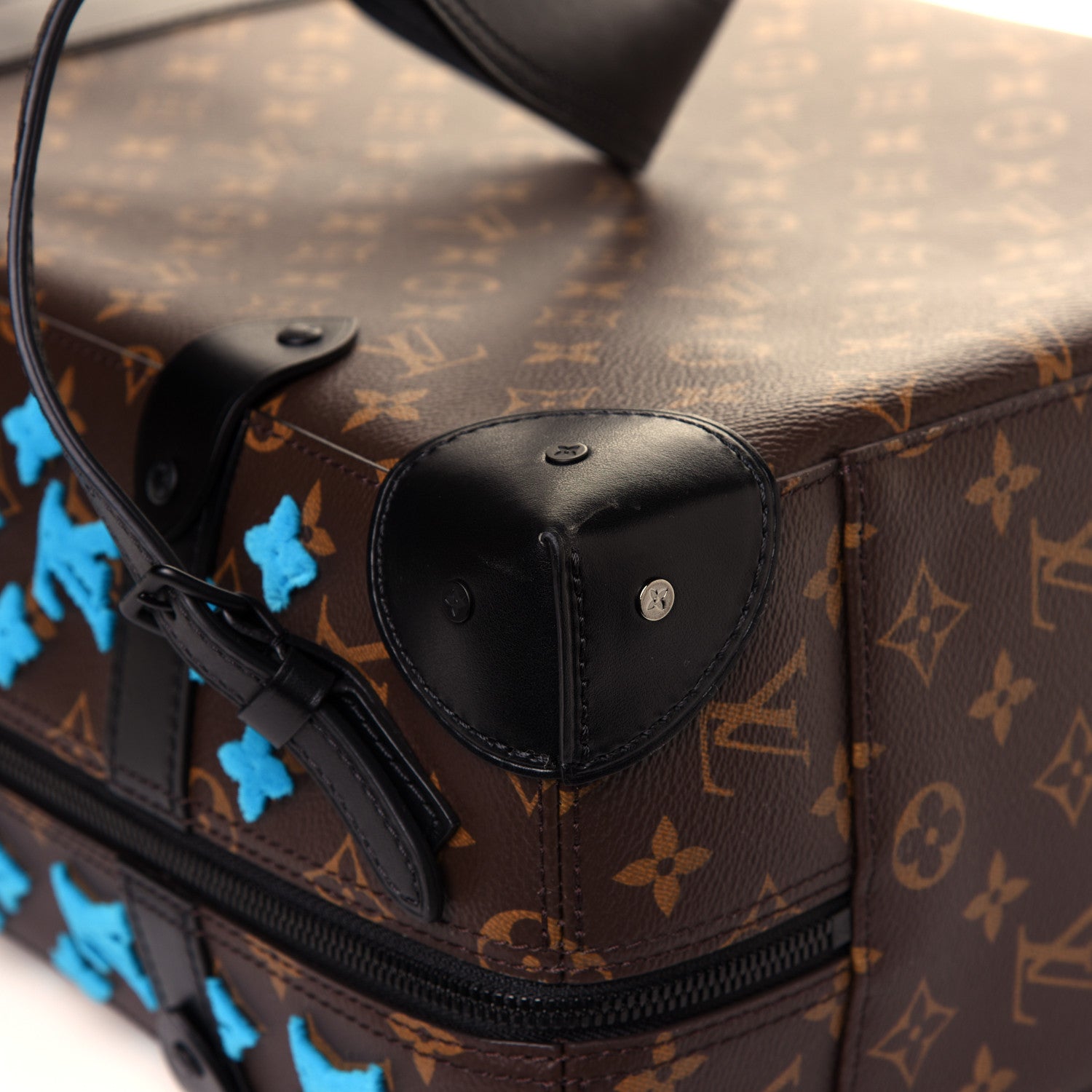 Louis Vuitton Monogram Tuffetage Soft Trunk Backpack PM Turquoise 9 of 11