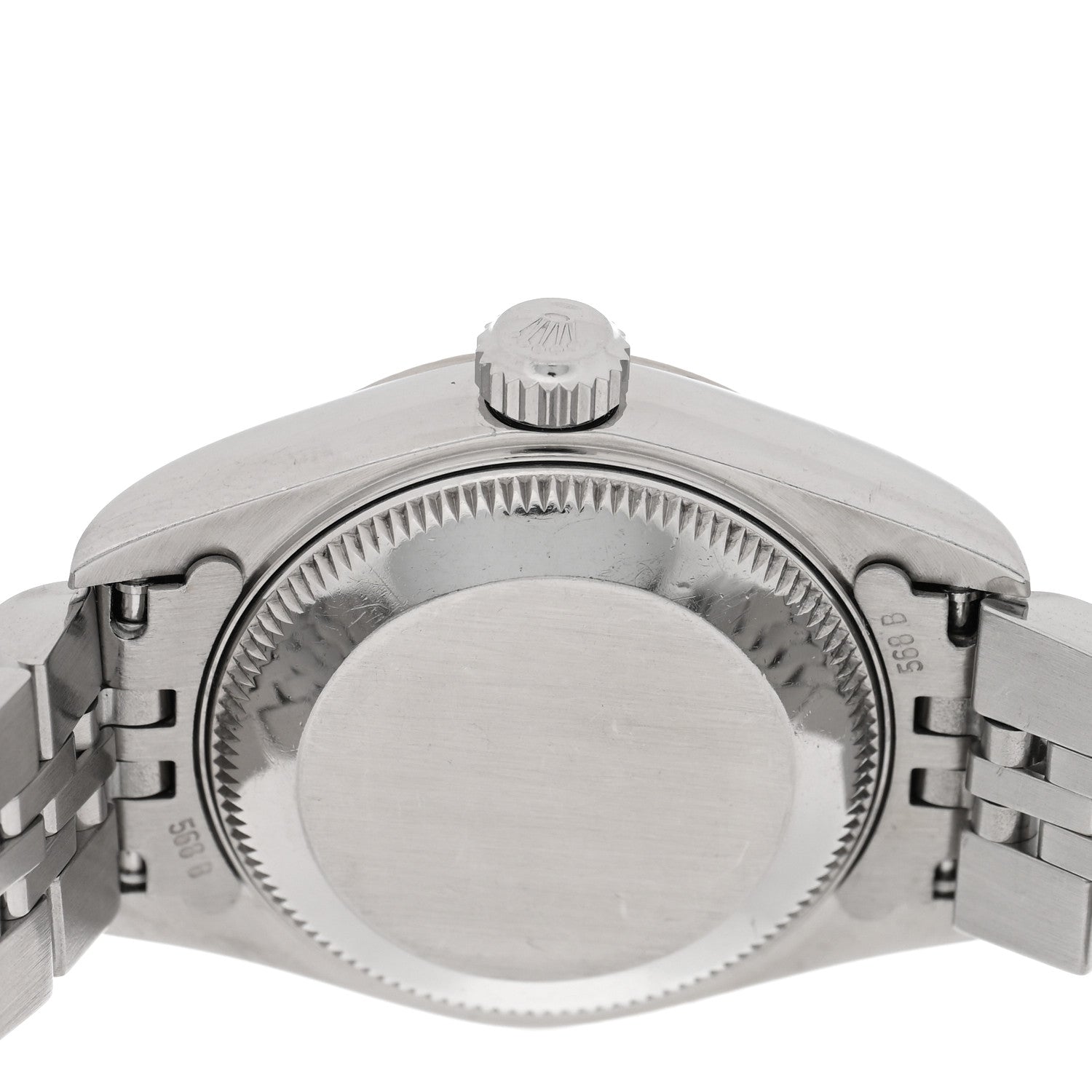 Rolex Stainless Steel 18K White Gold 26mm Oyster Perpetual Datejust Watch White Roman 69174 4 of 4
