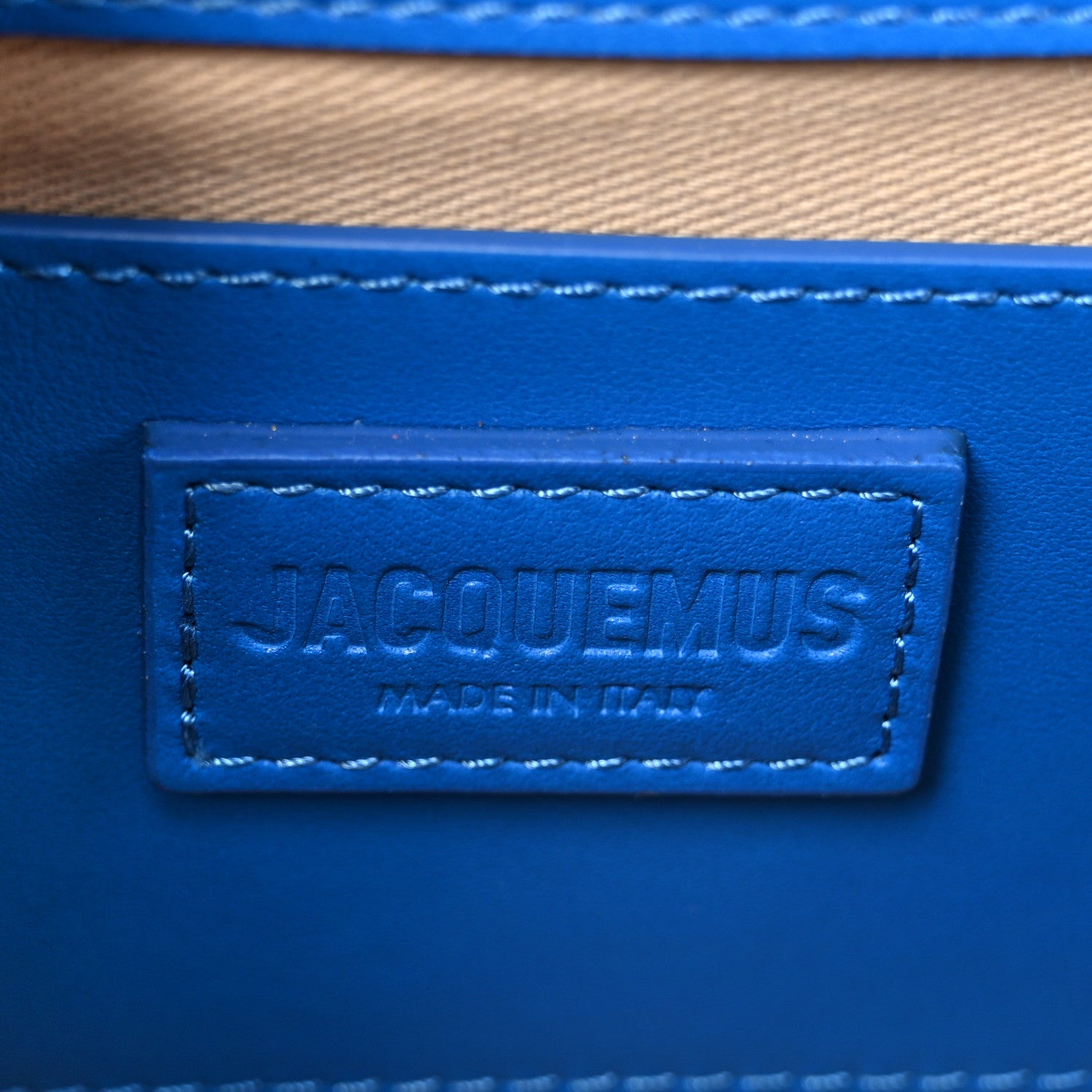 Jacquemus Smooth Calfskin Le Grand Bambino Blue 6 of 13