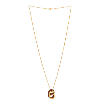 Hermes Swift O'Maillon Pendant Necklace Gold 3 of 7