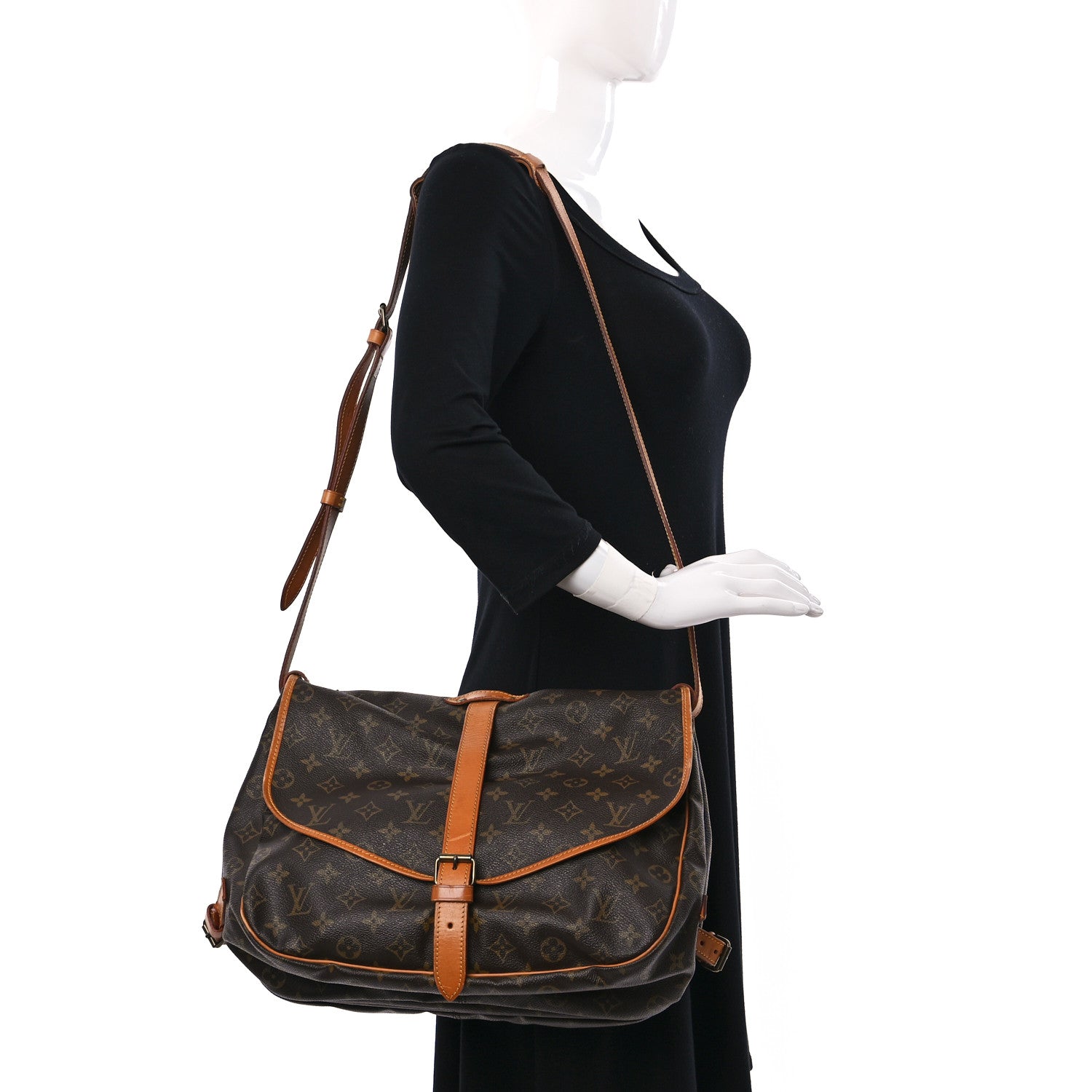 Louis Vuitton Monogram Saumur 35 2 of 20