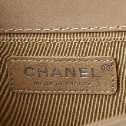 Chanel Lambskin Quilted Medium Boy Flap Ivory Havana Beige 6 of 13