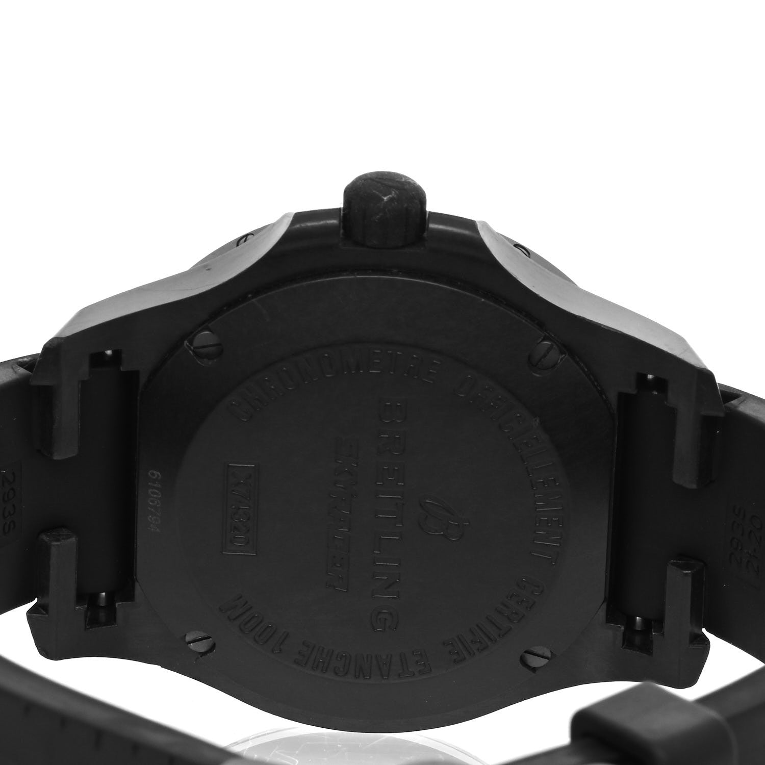 Breitling Breitlight Rubber 45mm Colt Skyracer Quartz Watch Black X74320 4 of 5