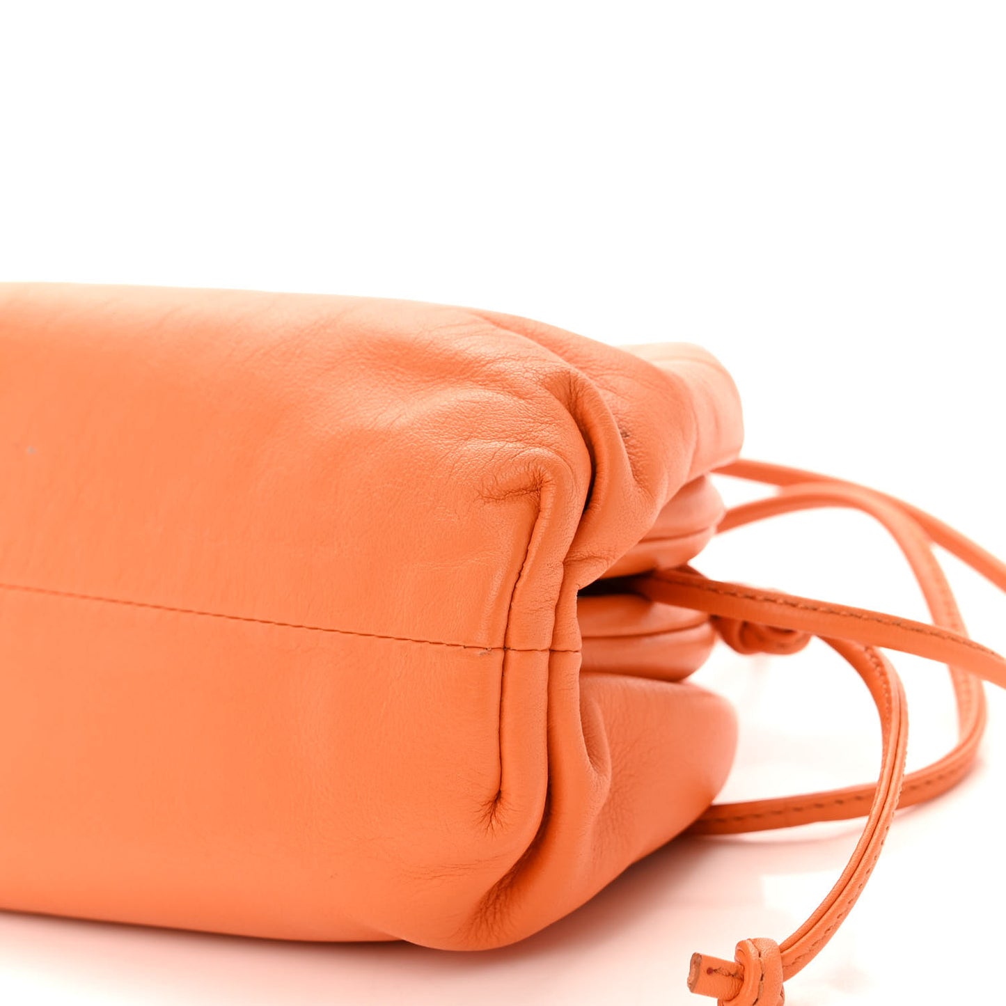 Butter Calfskin The Mini Pouch Light Orange