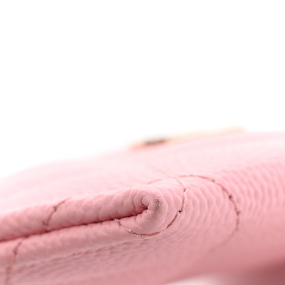 Chanel Caviar Quilted Card Holder Pink 8 of 8