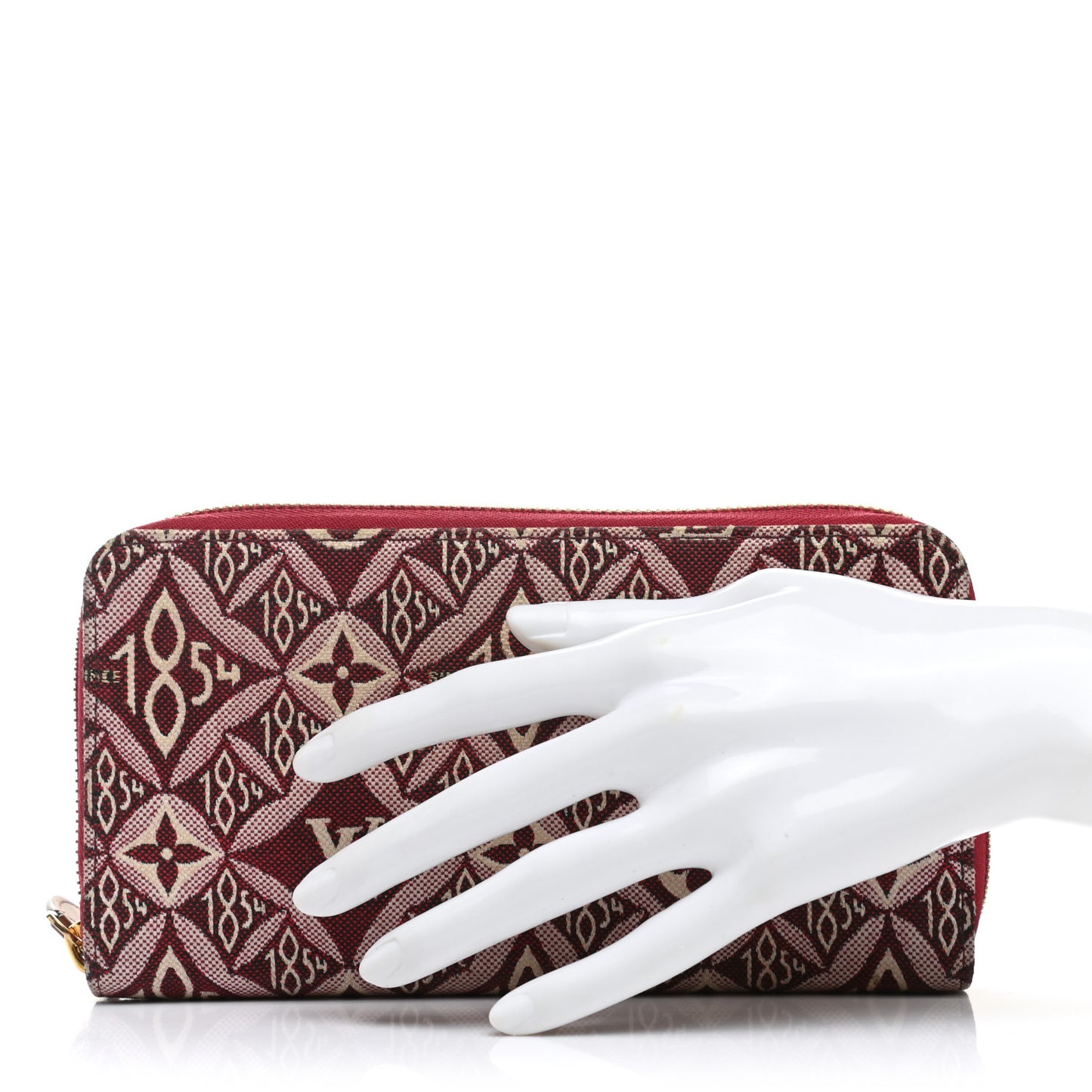Jacquard Since 1854 Zippy Wallet Bordeaux
