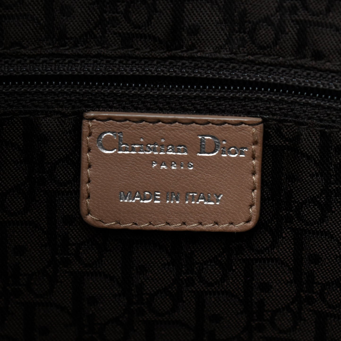 Lambskin Cannage Large Dior Soft Hobo Beige