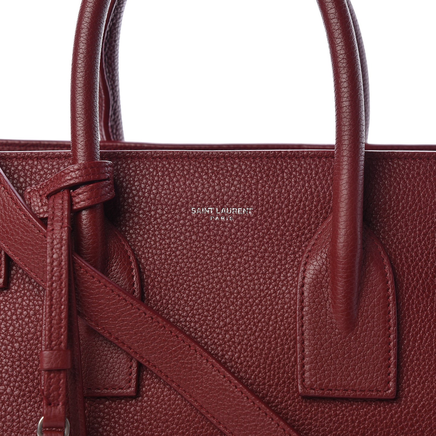 Grained Calfskin Small Supple Sac De Jour Dark Pallisandre