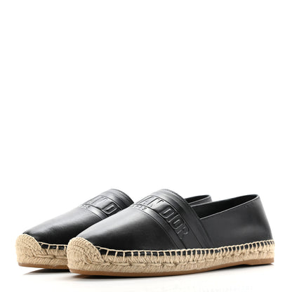 Christian Dior Lambskin Granville Espadrilles 39.5 Black 3 of 10