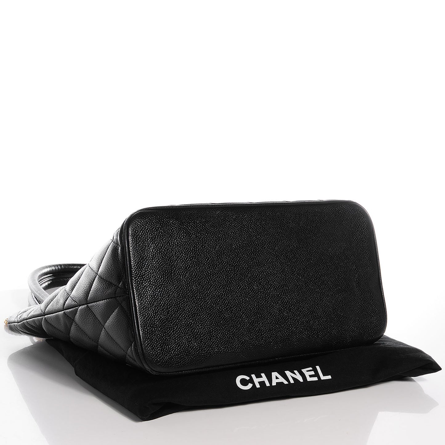 Caviar Medallion Tote Black