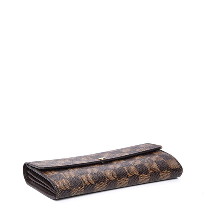 Louis Vuitton Damier Ebene Sarah Wallet 4 of 10
