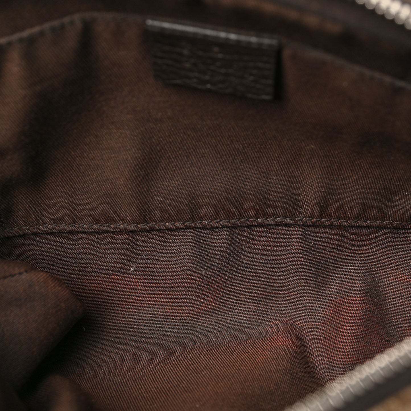 Monogram Dollar Calfskin Belt Bag Beige Ebony Testa di Moro Marrone Scuro