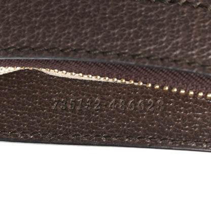 Gucci GG Supreme Monogram Textured Dollar Calfskin Web Small Ophidia GG Handbag Beige Ebony New Acero 7 of 10
