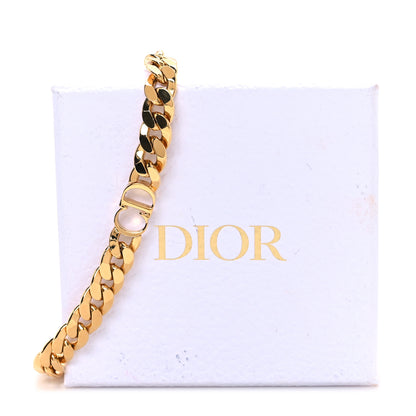 Christian Dior Metal CD Choker Necklace Gold 5 of 5