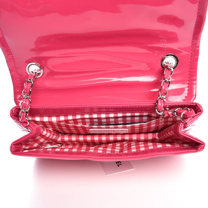 Chanel Vinyl Small Lipstick Flap Fuchsia 5 of 8
