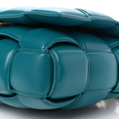 Bottega Veneta Lambskin Maxi Intreccio Padded Chain Cassette Crossbody Bag Mallard 8 of 8