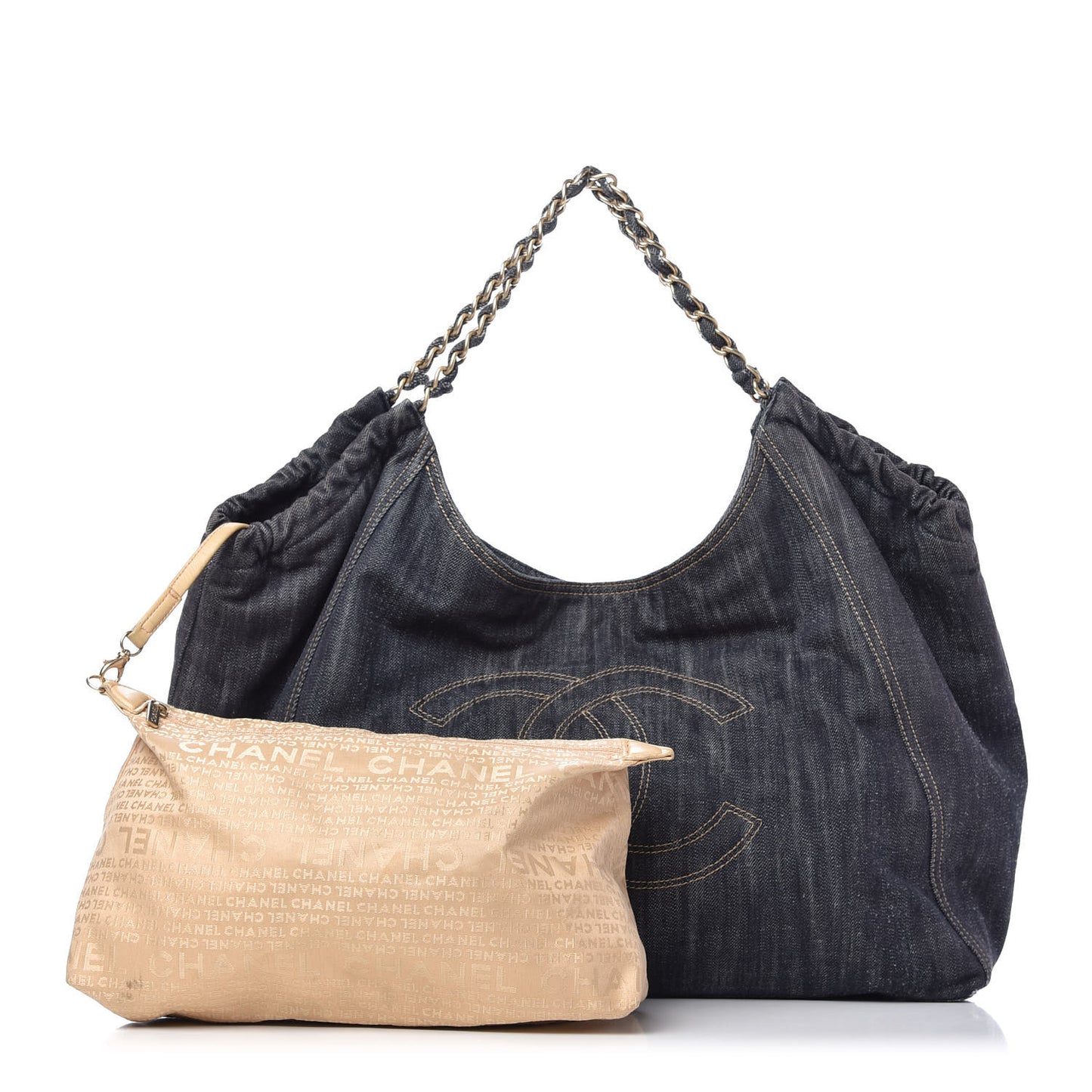 Denim XL Coco Cabas Tote Blue
