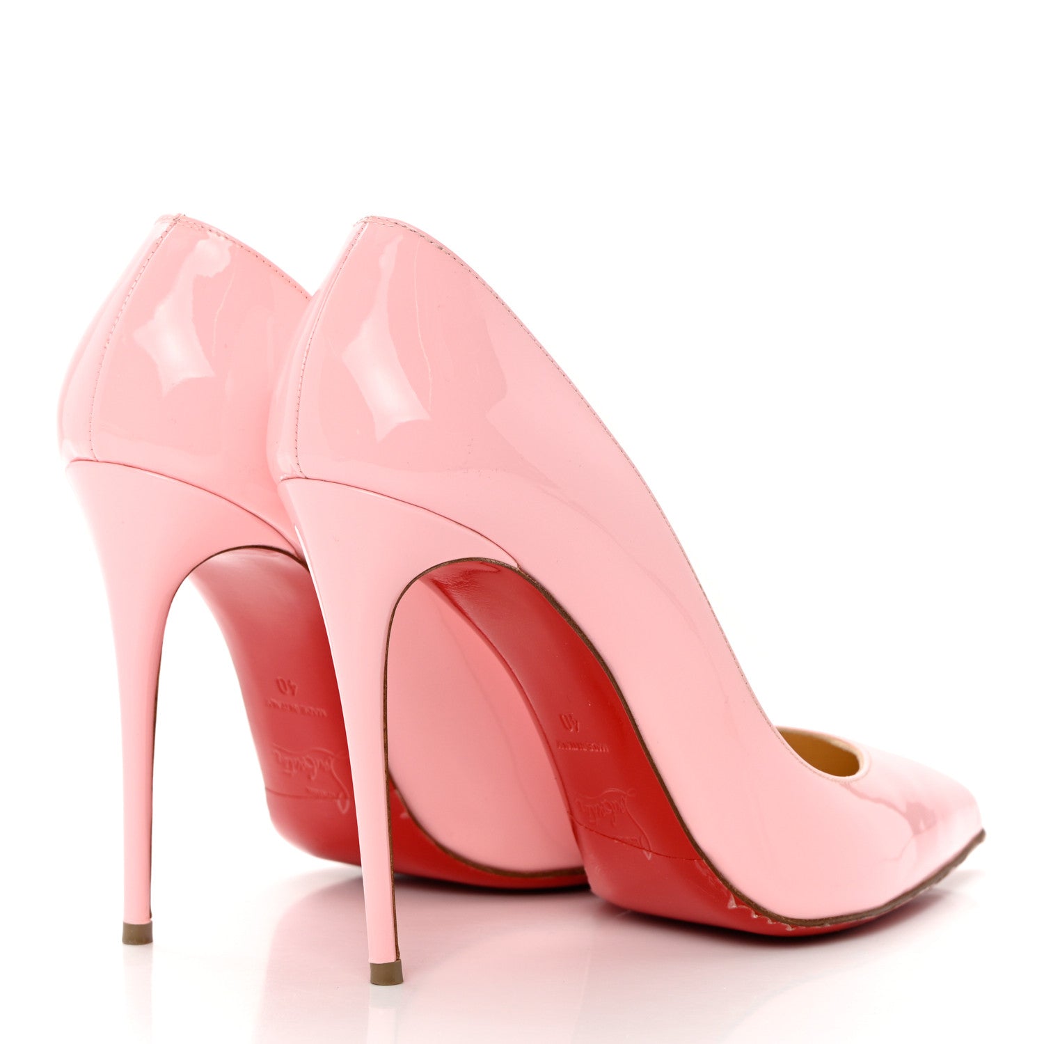 Christian Louboutin Patent Pigalle Follies 100 Pumps 40 Pompadour 4 of 12