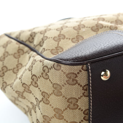 Gucci Monogram Medium Princy Tote Dark Brown 12 of 13