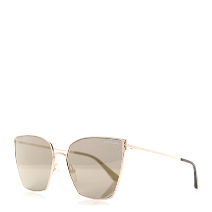 Tom Ford Helena Sunglasses TF653 Gold Tortoise 1 of 7