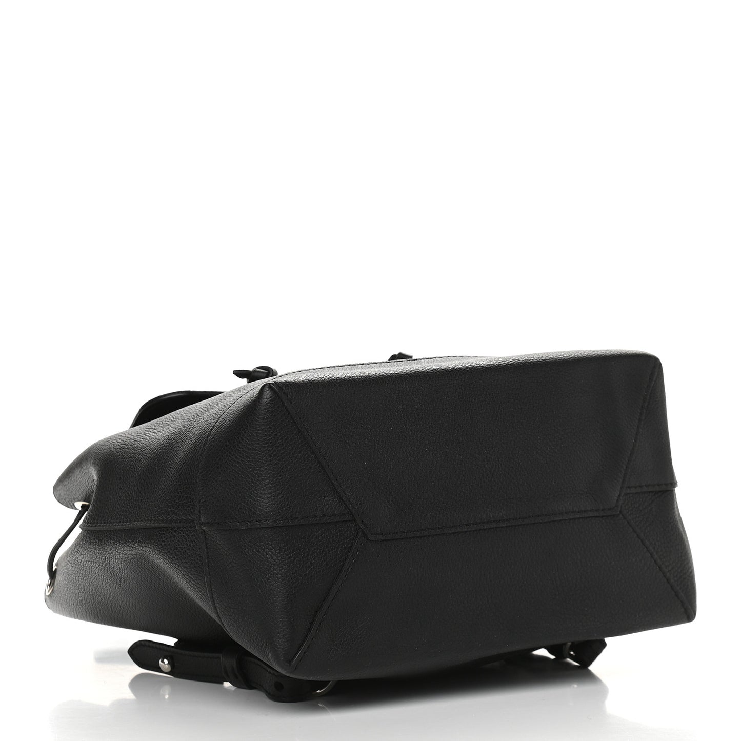 Calfskin Lockme Backpack Black