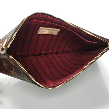 Louis Vuitton Monogram Neverfull MM GM Pochette Fuchsia 5 of 6