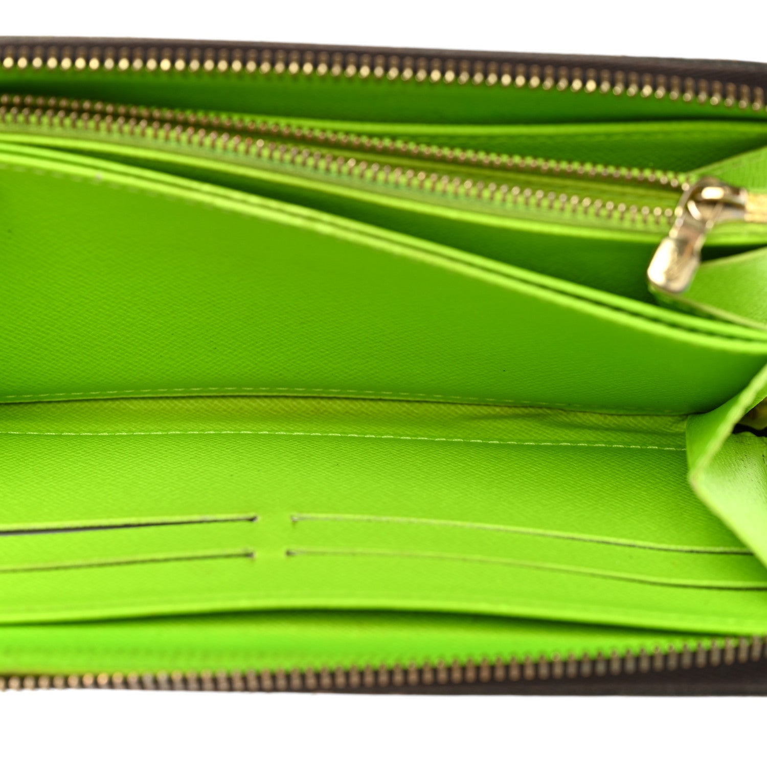 Louis Vuitton Monogram Graffiti Zippy Wallet Green 5 of 21