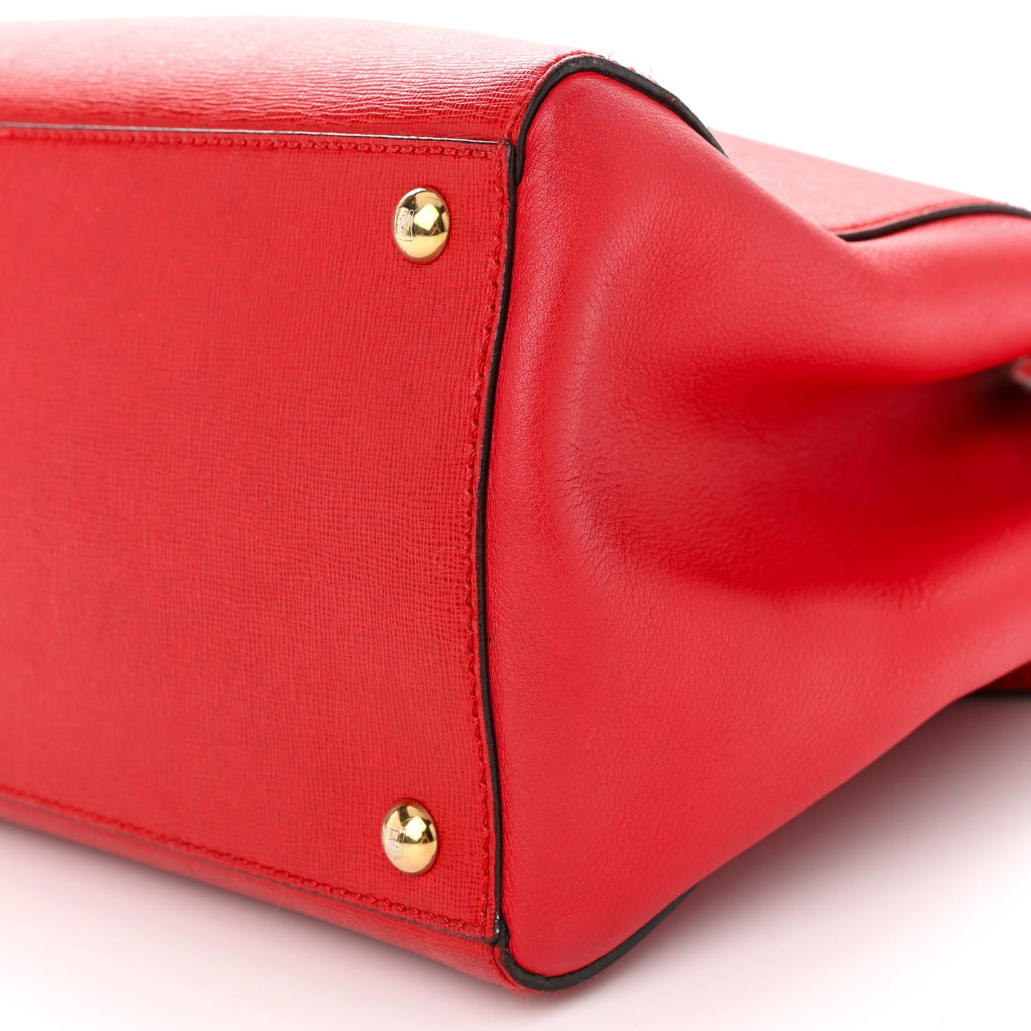Vitello Elite Flamingo Regular 2Jours Tote Rosso Fiamma